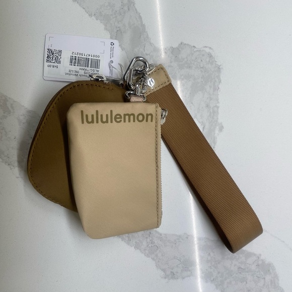 LULULEMON DUAL POUCH WRISTLET IN ALLSPICE/TRENCH - Picture 6 of 8